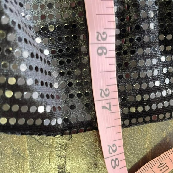 Anthropologie Steal the Night Sparkle Boyfriend Black Blazer NWT - Picture 10 of 10